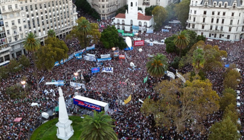 Las universidades vuelven a las calles para defender su financiamiento contra el veto de Milei