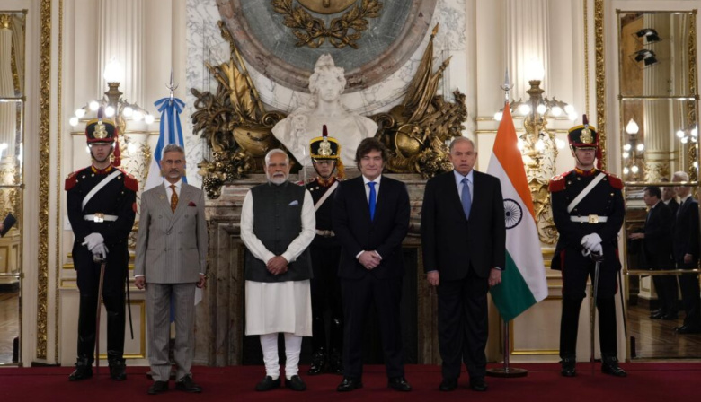 Milei recibió al presidente de India: acordaron profundizar el intercambio comercial