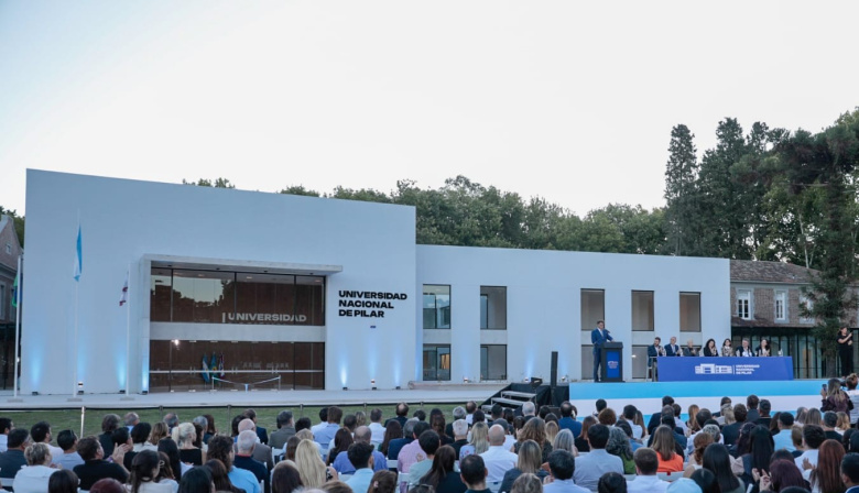 Federico Achával al inaugurar el nuevo edificio de la Universidad Nacional de Pilar: “Es un sueño histórico que hoy se hace realidad”