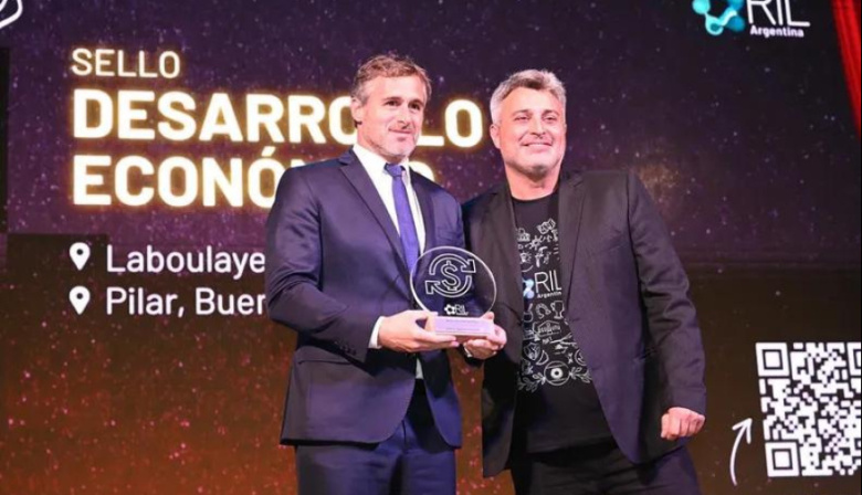 Pilar fue premiado en Rosario por sus avances en tecnología.