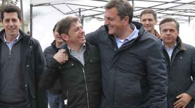 Junto a Kicillof, Massa dijo que Buenos Aires "es el pilar" para llegar a segunda vuelta