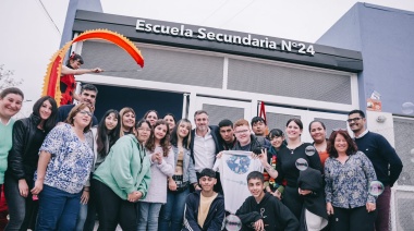 En Villa Rosa Achával inauguró el nuevo edificio de la Secundaria N° 24