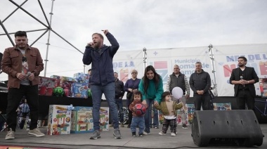 Otermín participó de los festejos por el mes de la niñez en Fiorito 