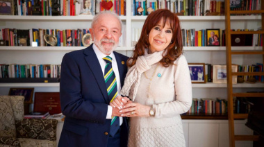 Cristina Kirchner se reunió con Lula Da Silva en su casa del barrio de Constitución