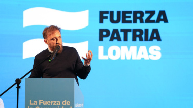 Federico Otermín y Sol Tischik encabezaron el lanzamiento de Fuerza Patria Lomas en el Teatro Coliseo