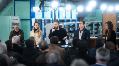 Día de la Industria: Otermín y Wado de Pedro se reunieron con representantes de empresas y cámaras de Lomas