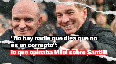 Lo que pensaba Milei de Santilli