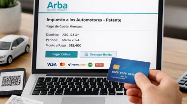 La patente dejará de abonarse en cuotas bimestrales y pasará a un esquema mensual