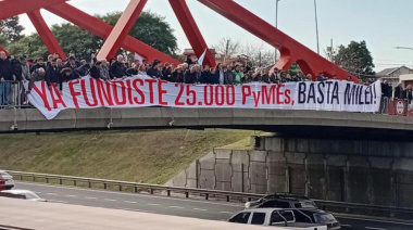 Milei y una nueva protesta de PyMEs, gremios y trabajadores en la calle