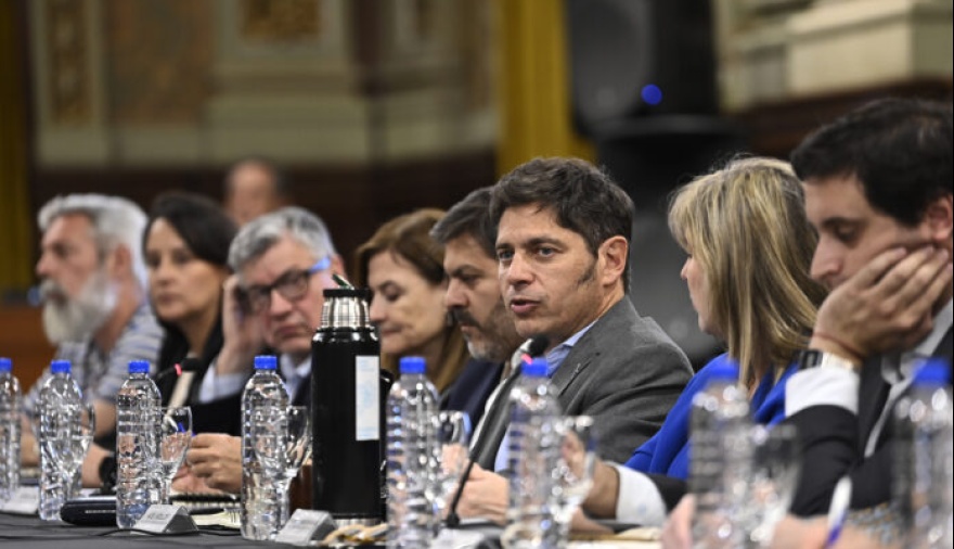 Kicillof reunió a la comisión del Canal Magdalena con el foco puesto en el traspaso de obra