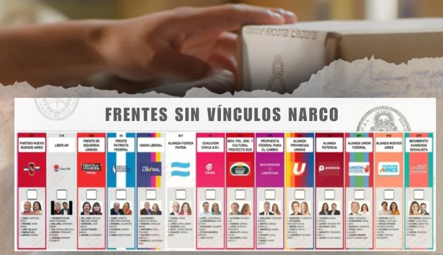  Los frentes que no tuvieron vínculos con el narco