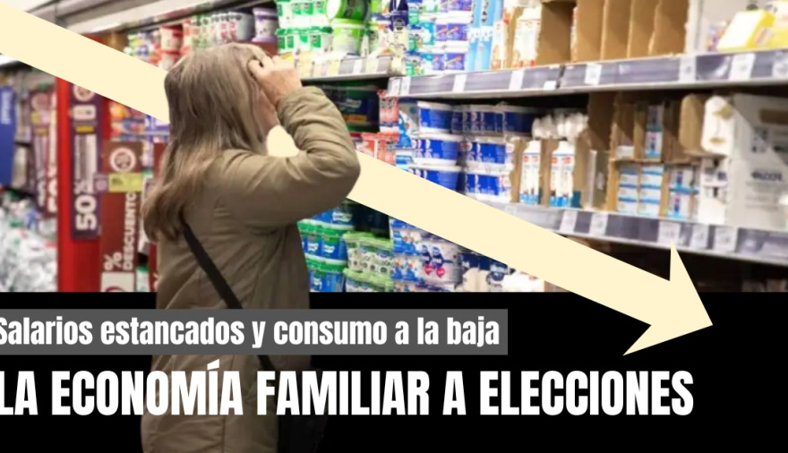 Elecciones con salario estancado y record de deuda familiar