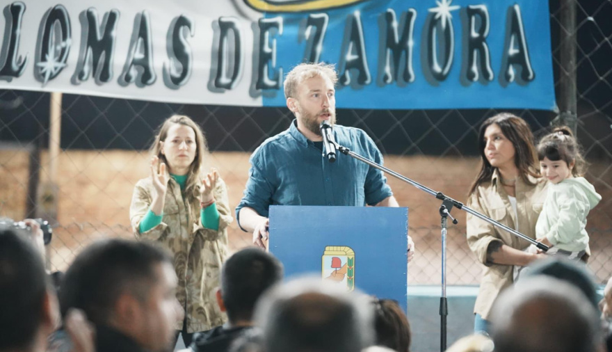 Otermín celebró el Día de la Militancia en Lomas con un mensaje de Cristina