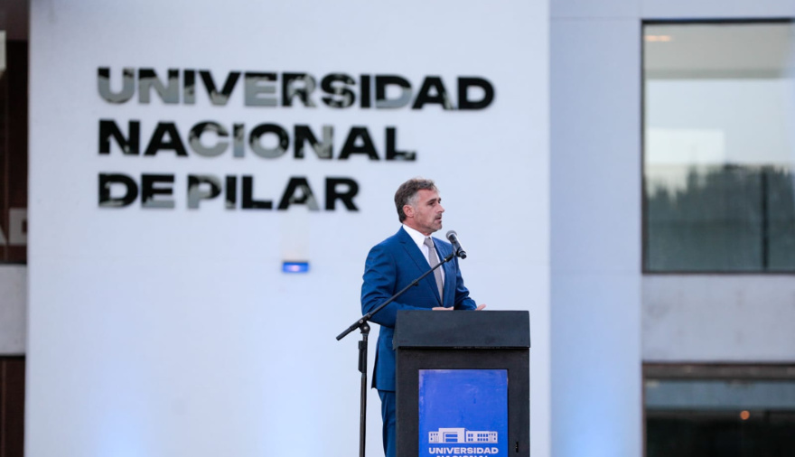 Achával al inaugurar el nuevo edificio de la Universidad Nacional de Pilar: “Somos un pueblo que siente la educación como una bandera”